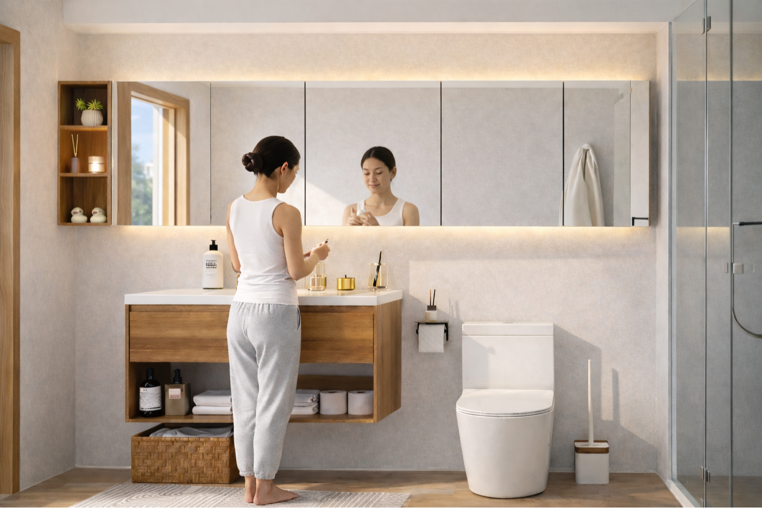 HERA solo bathroom moment